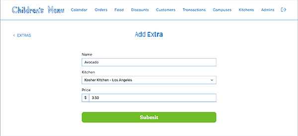 Add Extra