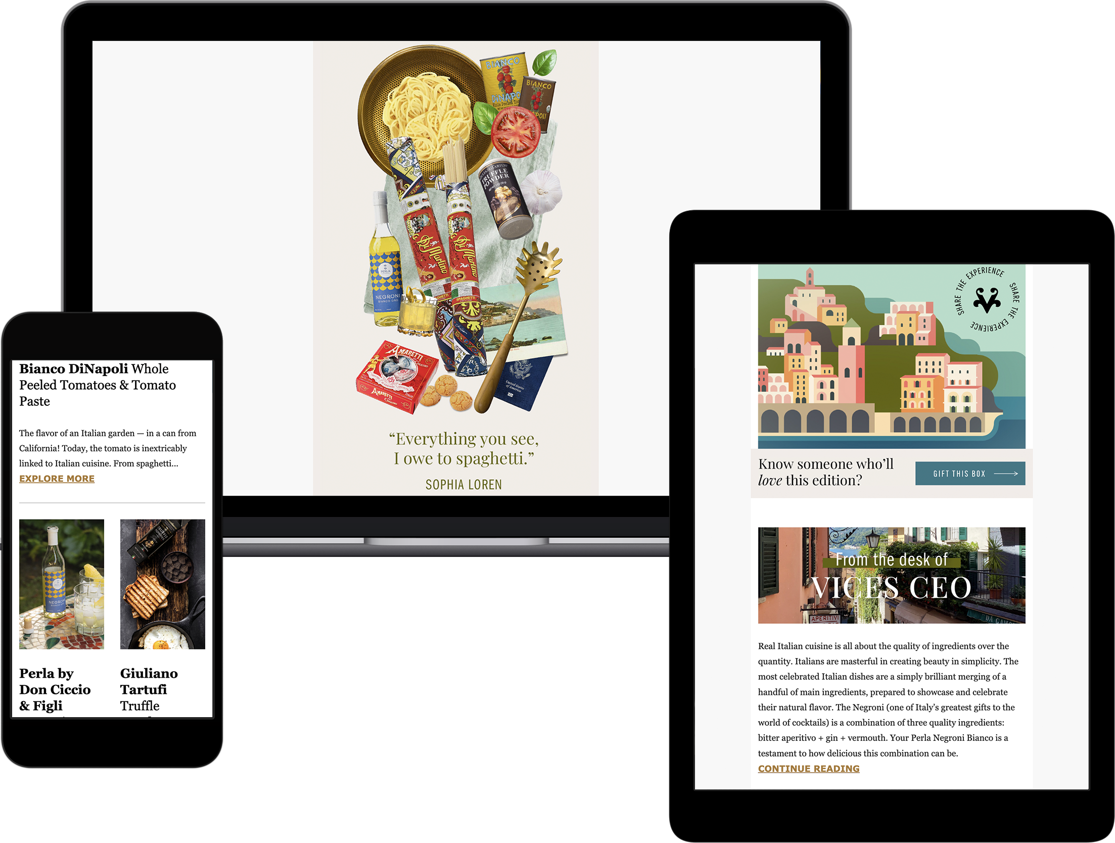 Vices Italy Editorial Email Screenshots
