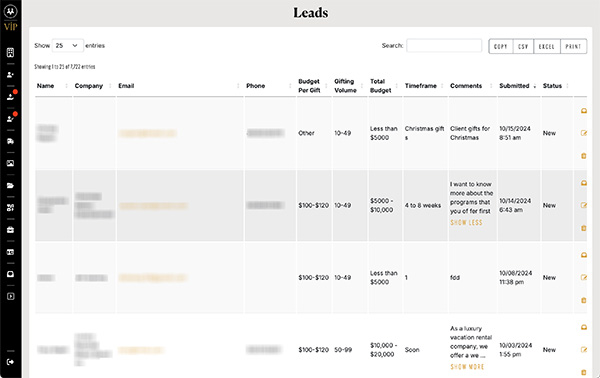 Integrated Lead Form