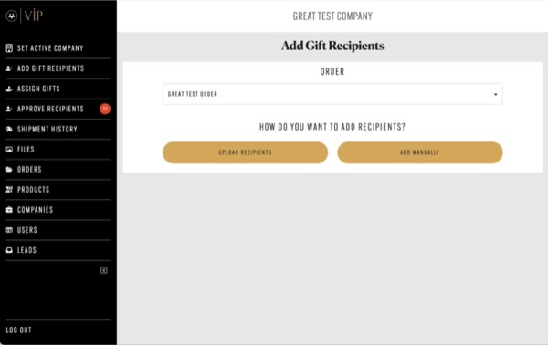 Add Gift Recipients