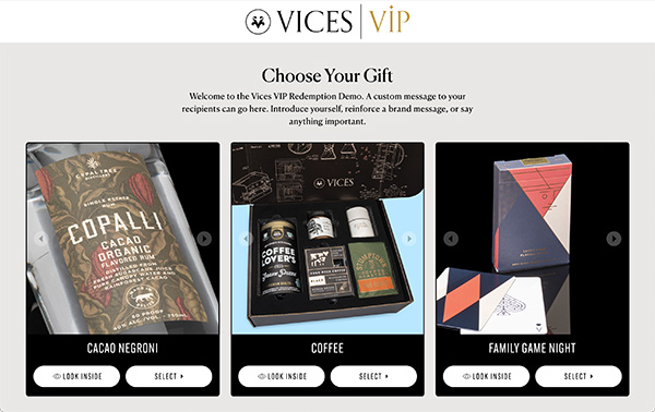 Choose Your Gift